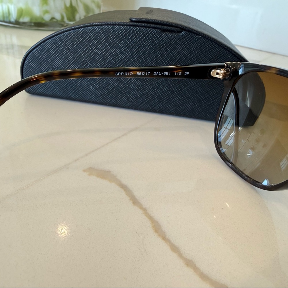 Prada Women's Tortoiseshell Sunglasses with Brown Gradient Lenses - Picture 3 of 6